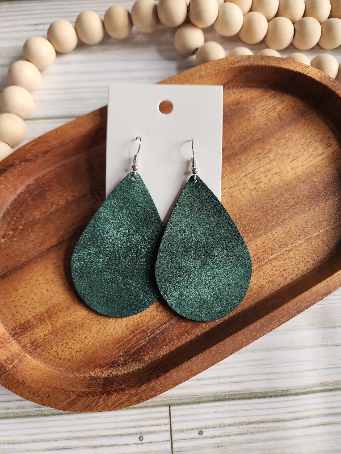 Evergreen Teardrop Earrings