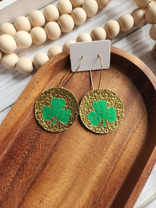 Lucky Gold Coin Earrings